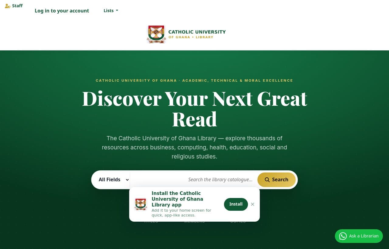Catholic University of Ghana