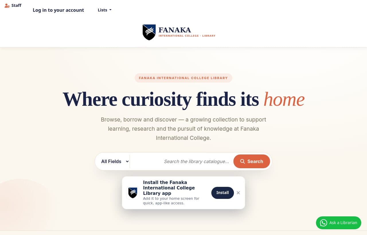 Fanaka International College