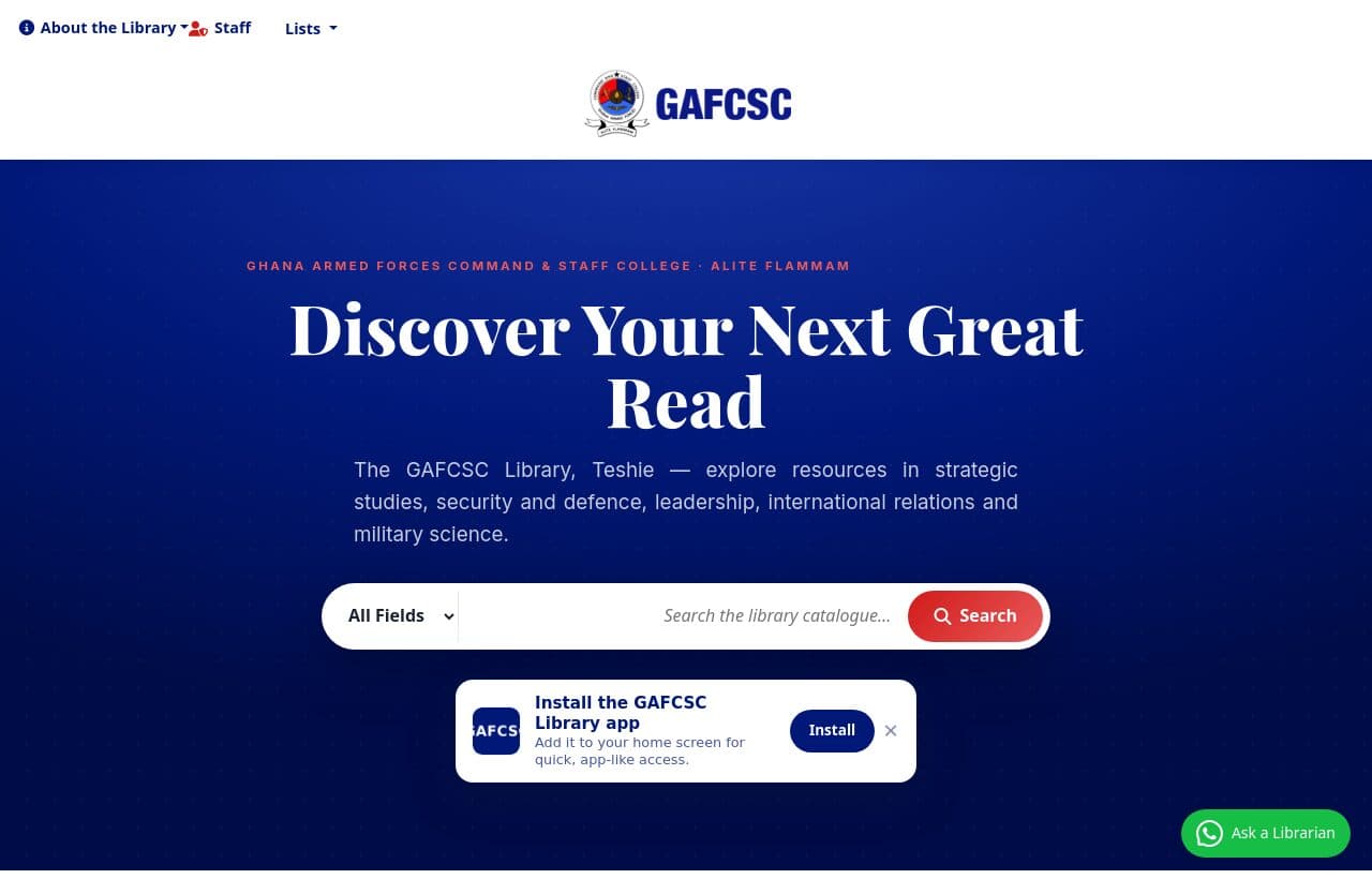 Ghana Armed Forces Command & Staff College