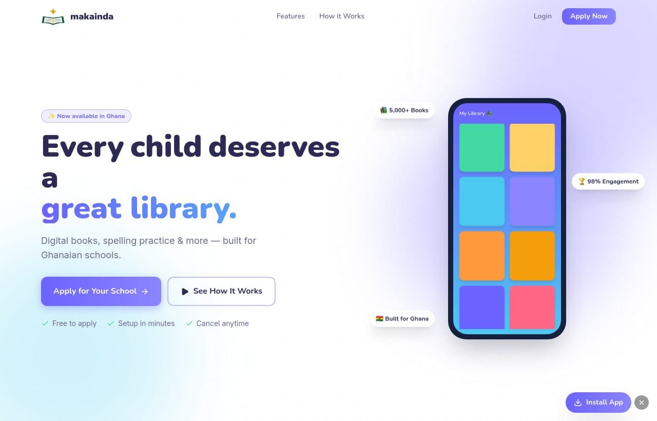 Makainda School eBook Library