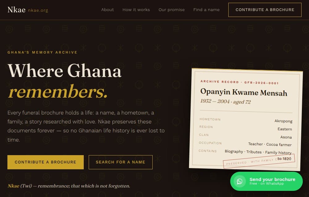Nkae — Ghana Memory Archive