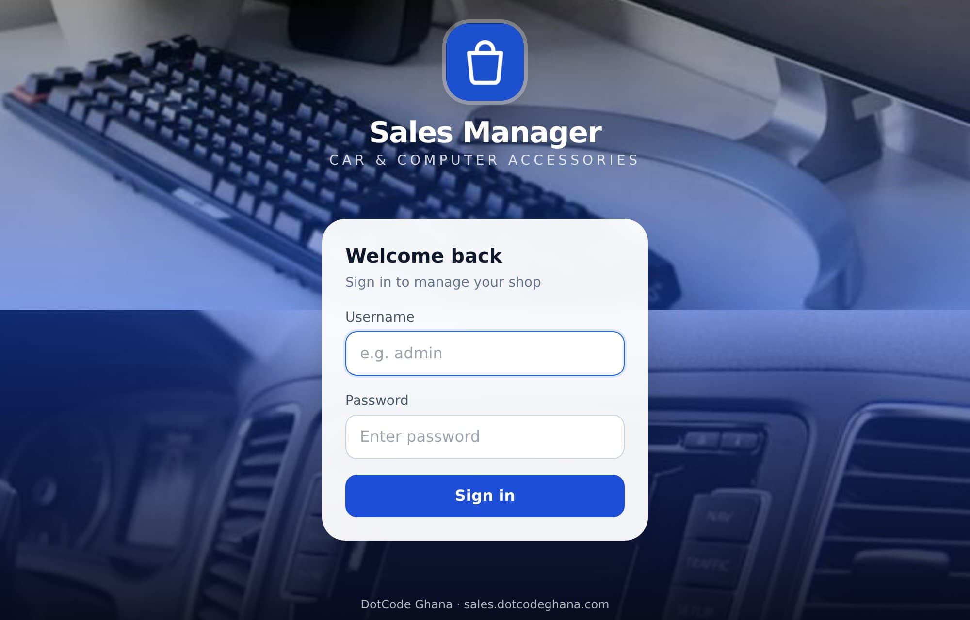 DotCode Sales Manager